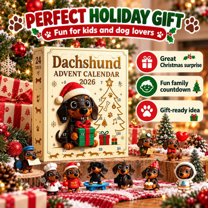 🐶🎄 Dachshund Advent Calendar — Unbox a Cute Pup Surprise Every Day Till Christmas!