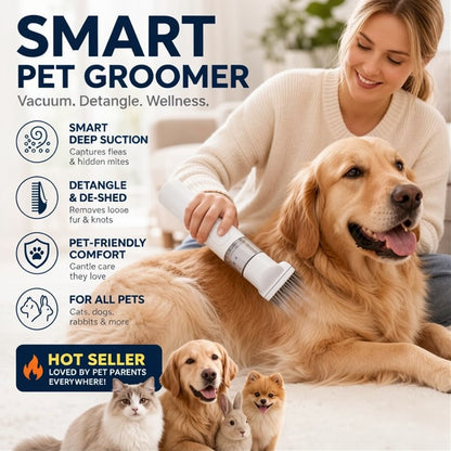 ⏰LIMITED TIME PRICE🔥Electric Pet Grooming Comb🐕Keep your furry friends away from mites, fleas and tangled fur!
