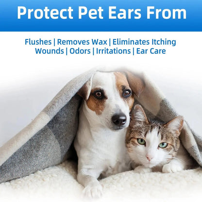 Gentle Pet Ear Wash | Odor-Free Cleaning for Dogs & Cats